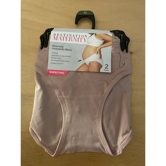 Destination Maternity Other - New Women’s Destination Maternity 2 Pack Maternity Underbelly Bikinis size XL